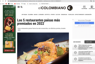 Los 5 restaurantes paisas más premiados en 2022