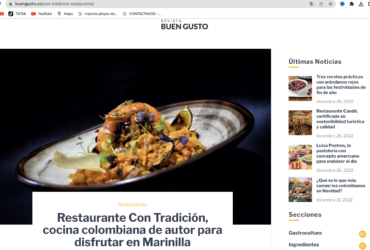 Restaurante Con Tradición, cocina colombiana de autor para disfrutar en Marinilla